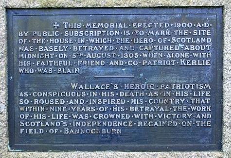 Wallace plaque